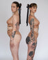ANDI Coffee Mesh Cross-Over Brazilian Brief